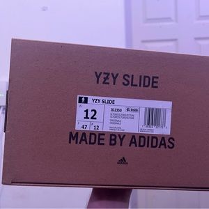 Yeezy Slides Slate Grey Size 12